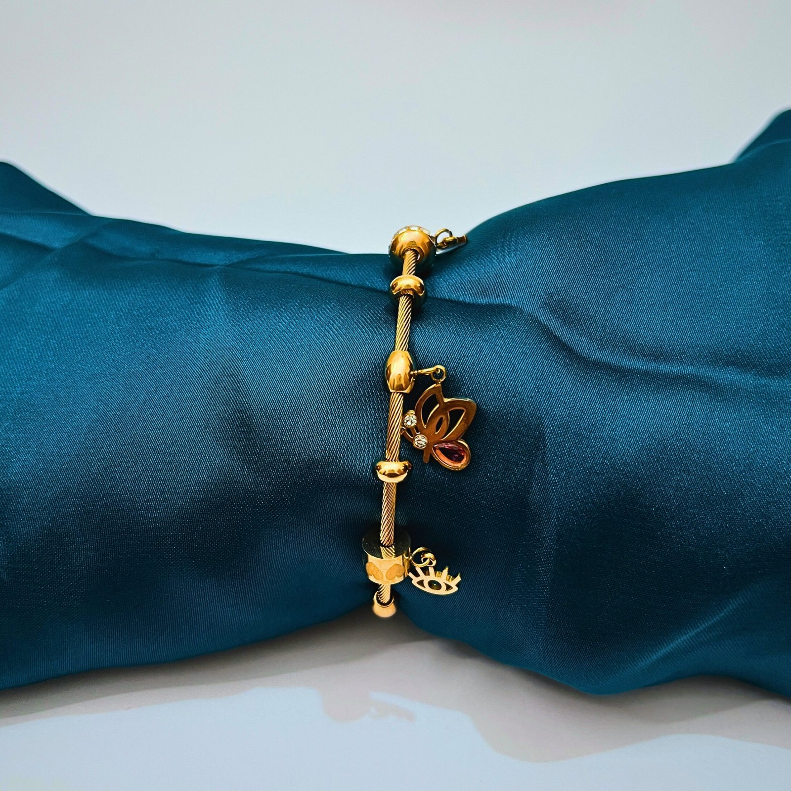 Golden Eye Charm Bracelet - Image 5