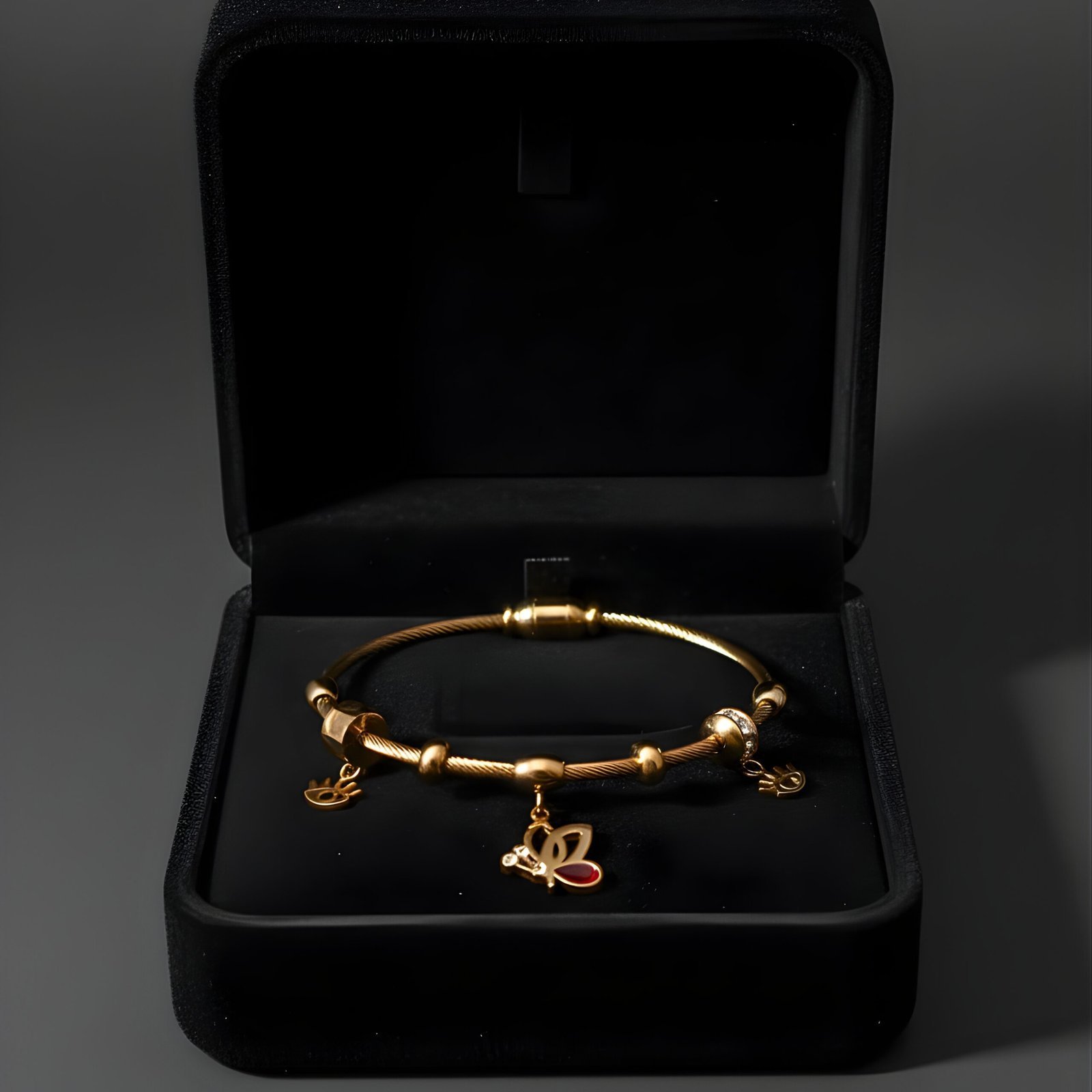 Golden Eye Charm Bracelet - Image 4