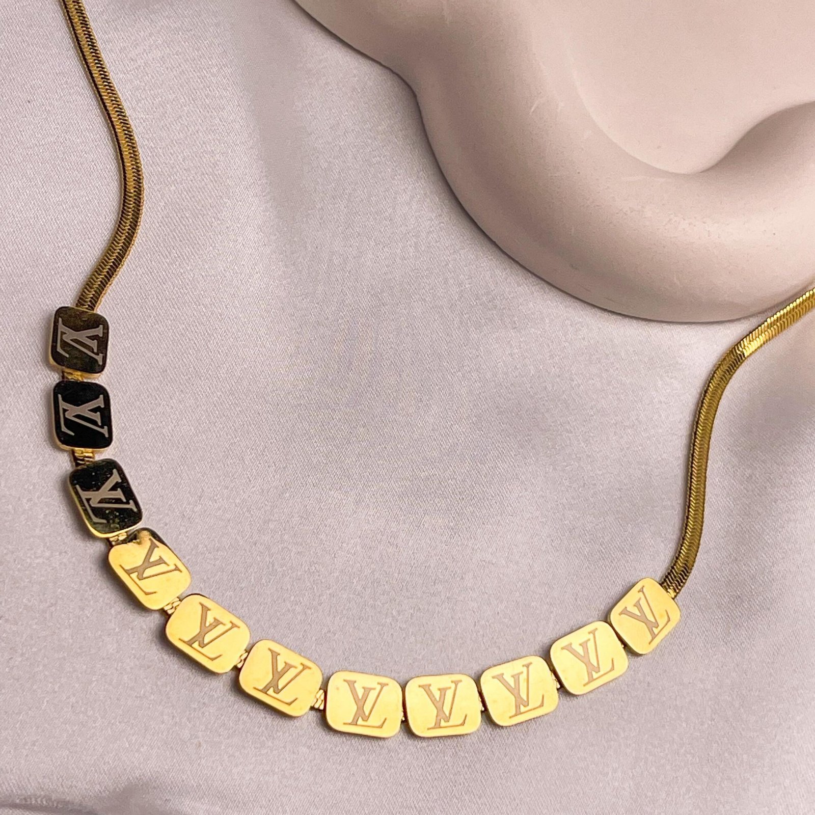 Gold-Plated Chain Necklace